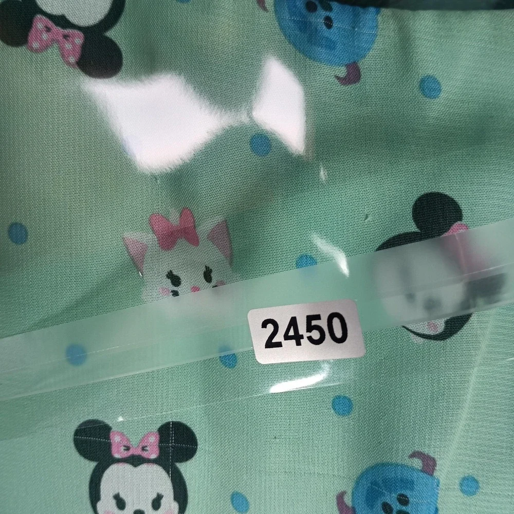 Disney Tsum Tsum Party Dress Girls 4T Mint Green Tulle Bow Minnie Mouse